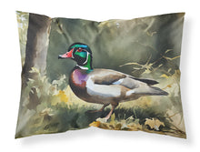 Load image into Gallery viewer, Wood Duck Standard Pillowcase – Artistic Decorative Front, White Back