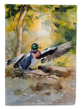 Load image into Gallery viewer, Wood Duck Garden Flag – Outdoor Decorative Yard Flag