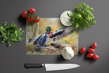 Load image into Gallery viewer, Wood Duck Glass Cutting Boards – Durable, Decorative Kitchen Art