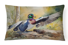 Load image into Gallery viewer, Wood Duck Throw Pillow