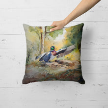 Load image into Gallery viewer, Wood Duck Throw Pillow