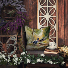 Load image into Gallery viewer, Wood Duck Throw Pillow