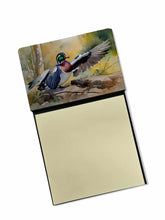 Load image into Gallery viewer, Wood Duck Sticky Note Holder- Refiilable Desk Accessory Note Pad