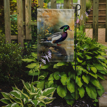 Load image into Gallery viewer, Wood Duck Garden Flag – Outdoor Decorative Yard Flag