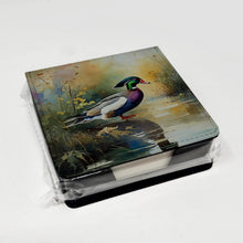 Load image into Gallery viewer, Wood Duck PU Leather Note Paper Holder