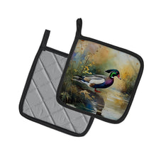 Load image into Gallery viewer, Wood Duck Pot Holders - Set of 2 Decorative Kitchen Helpers | Made in the USA