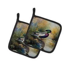 Load image into Gallery viewer, Wood Duck Pot Holders - Set of 2 Decorative Kitchen Helpers | Made in the USA