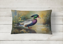Load image into Gallery viewer, Wood Duck Throw Pillow