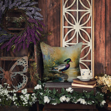 Load image into Gallery viewer, Wood Duck Throw Pillow