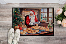 Load image into Gallery viewer, Cookies with Santa Claus Doormat - 18X27 Indoor / Outdoor Rug | Made in USA
