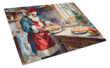 Load image into Gallery viewer, Cookies with Santa Claus Babbo Natale Glass Cutting Boards – Durable, Decorative Kitchen Art Large