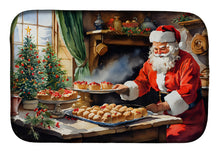 Load image into Gallery viewer, Cookies with Santa Claus Dish Drying Mat