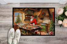 Load image into Gallery viewer, Cookies with Santa Claus Father Christmas Doormat-24x36 Indoor / Outdoor Rug | Made in USA