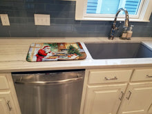 Load image into Gallery viewer, Cookies with Santa Claus Father Christmas Dish Drying Mat