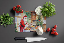 Load image into Gallery viewer, Cookies with Santa Claus Father Christmas Glass Cutting Boards – Durable, Decorative Kitchen Art Large