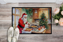 Load image into Gallery viewer, Cookies with Santa Claus Father Christmas Doormat - 18X27 Indoor / Outdoor Rug | Made in USA