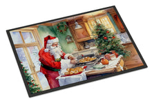 Load image into Gallery viewer, Cookies with Santa Claus Father Christmas Doormat - 18X27 Indoor / Outdoor Rug | Made in USA