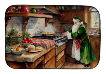 Load image into Gallery viewer, Cookies with Santa Claus Father Christmas Dish Drying Mat