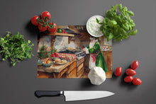 Load image into Gallery viewer, Cookies with Santa Claus Father Christmas Glass Cutting Boards – Durable, Decorative Kitchen Art Large