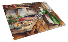 Load image into Gallery viewer, Cookies with Santa Claus Father Christmas Glass Cutting Boards – Durable, Decorative Kitchen Art Large