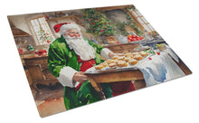 Load image into Gallery viewer, Cookies with Santa Claus Father Christmas Glass Cutting Boards – Durable, Decorative Kitchen Art Large