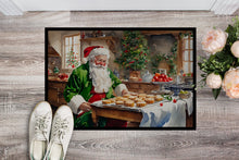 Load image into Gallery viewer, Cookies with Santa Claus Father Christmas Doormat - 18X27 Indoor / Outdoor Rug | Made in USA
