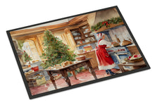 Load image into Gallery viewer, Cookies with Santa Claus Mrs. Claus Doormat-24x36 Indoor / Outdoor Rug | Made in USA