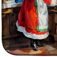 Load image into Gallery viewer, Cookies with Santa Claus Mrs. Claus Dish Drying Mat