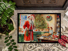 Load image into Gallery viewer, Cookies with Santa Claus Papa Noel Doormat - 18X27 Indoor / Outdoor Rug | Made in USA