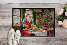 Load image into Gallery viewer, Cookies with Santa Claus Papa Noel Doormat - 18X27 Indoor / Outdoor Rug | Made in USA