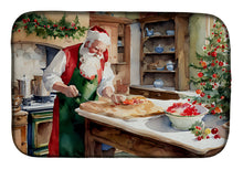 Load image into Gallery viewer, Cookies with Santa Claus Dish Drying Mat