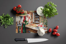 Load image into Gallery viewer, Cookies with Santa Claus Glass Cutting Boards – Durable, Decorative Kitchen Art Large