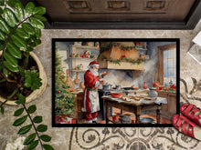 Load image into Gallery viewer, Cookies with Santa Claus Doormat - 18X27 Indoor / Outdoor Rug | Made in USA