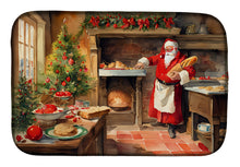 Load image into Gallery viewer, Cookies with Santa Claus Dish Drying Mat