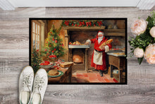 Load image into Gallery viewer, Cookies with Santa Claus Doormat-24x36 Indoor / Outdoor Rug | Made in USA