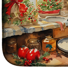 Load image into Gallery viewer, Cookies with Santa Claus Dish Drying Mat