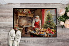 Load image into Gallery viewer, Cookies with Santa Claus Doormat - 18X27 Indoor / Outdoor Rug | Made in USA