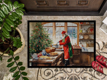 Load image into Gallery viewer, Cookies with Santa Claus Weihnachtsmann Doormat - 18X27 Indoor / Outdoor Rug | Made in USA