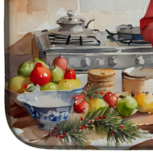 Load image into Gallery viewer, Cookies with Santa Claus Weihnachtsmann Dish Drying Mat