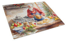 Load image into Gallery viewer, Cookies with Santa Claus Weihnachtsmann Glass Cutting Boards – Durable, Decorative Kitchen Art Large