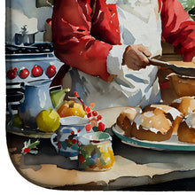 Load image into Gallery viewer, Cookies with Santa Claus Weihnachtsmann Dish Drying Mat