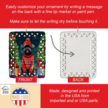 Load image into Gallery viewer, Affenpinscher Christmas Porcelain Ornament