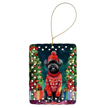 Load image into Gallery viewer, Affenpinscher Christmas Porcelain Ornament