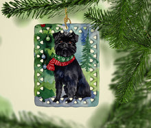 Load image into Gallery viewer, Affenpinscher Christmas Porcelain Ornament