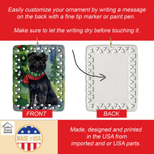 Load image into Gallery viewer, Affenpinscher Christmas Porcelain Ornament