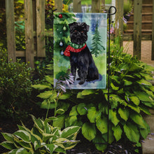 Load image into Gallery viewer, Affenpinscher Christmas Garden Flag – Cozy Dog Holiday Decor with Tree &amp; Presents