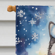 Load image into Gallery viewer, Alaskan Malamute Christmas House Flag