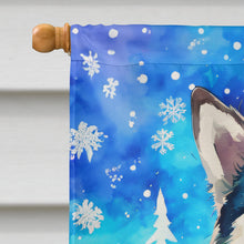 Load image into Gallery viewer, Alaskan Malamute Christmas House Flag