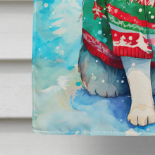 Load image into Gallery viewer, Alaskan Malamute Christmas House Flag