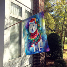 Load image into Gallery viewer, American Eskimo Christmas House Flag